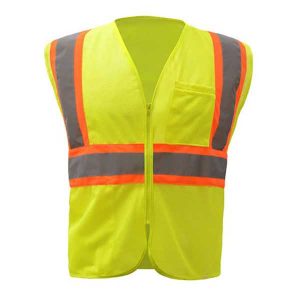 STANDARD CLASS TWO TONE MESH ZIPPER SAFETY VEST (Size: 3XL)