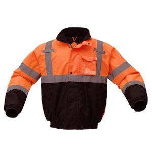 CLASS 3 WATERPROOF QUILT-LINED BOMBER JACKET (Size: 3XL)