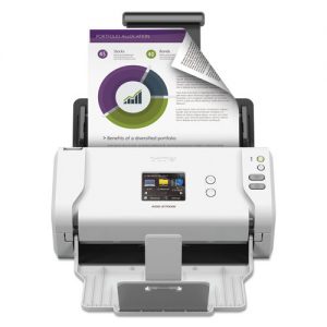 BROTHER ADS2700W Wireless High- Speed Color Duplex Desktop Document Scanner with Touchscreen LCD