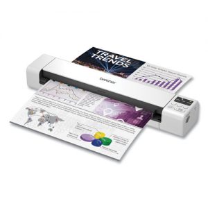 BROTHER DS- 940DW Duplex and Wireless Compact Mobile Document Scanner, 600 dpi Optical Resolution, 1- Sheet Duplex Auto Document Feeder